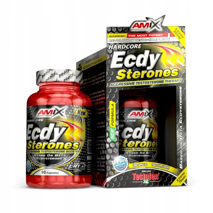 Testosterón - Amix ecdy sterones 90caps divoká koža