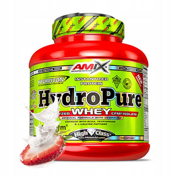 Proteín - AMIX HYDRE CUTHER WHOW 1,6KG - Jahodový hydrolyzát