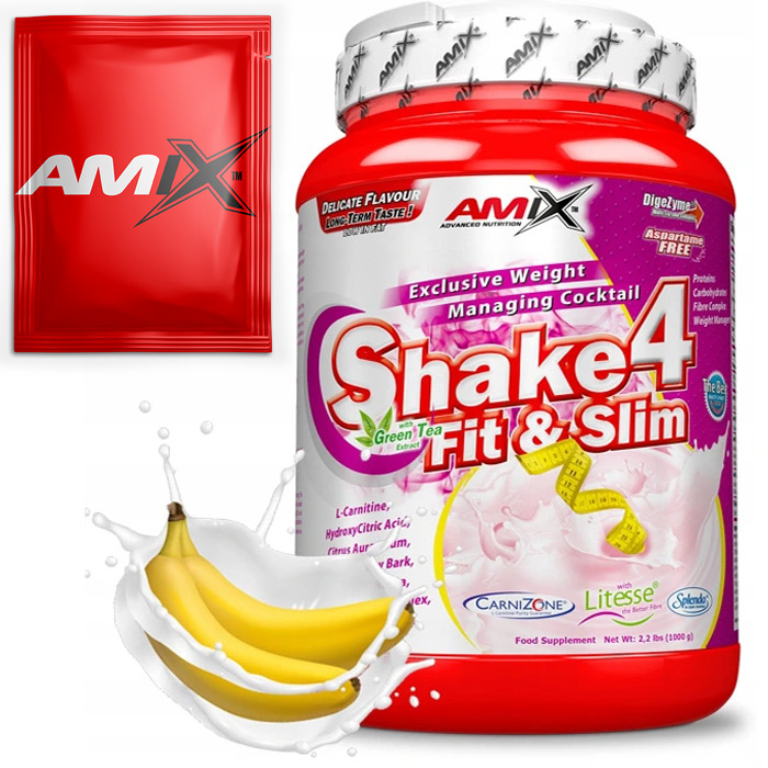 Spaľovač tuku - AMIX SHAKE 4 FIT A SLIME - Výmena jedla