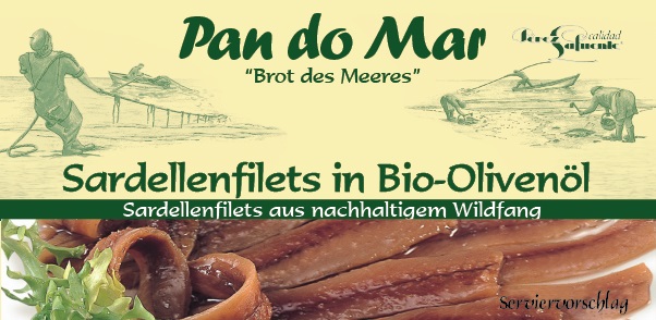 Ančovičky na BIO olivovom oleji 50g Pan do Mar