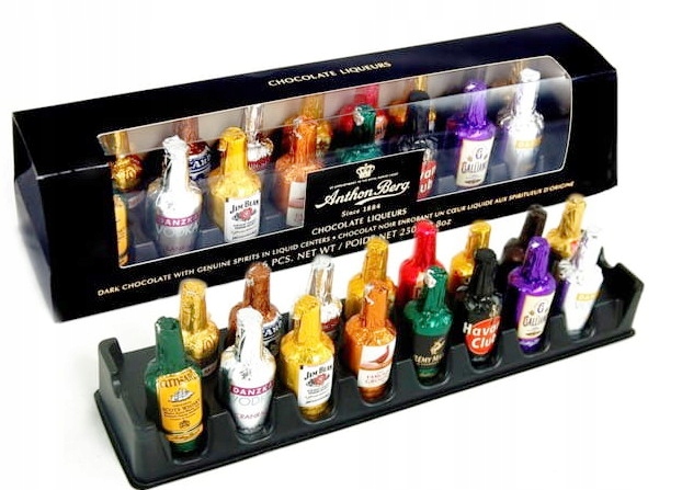 Anthon Berg Chocolate Liquery Bottles 250g