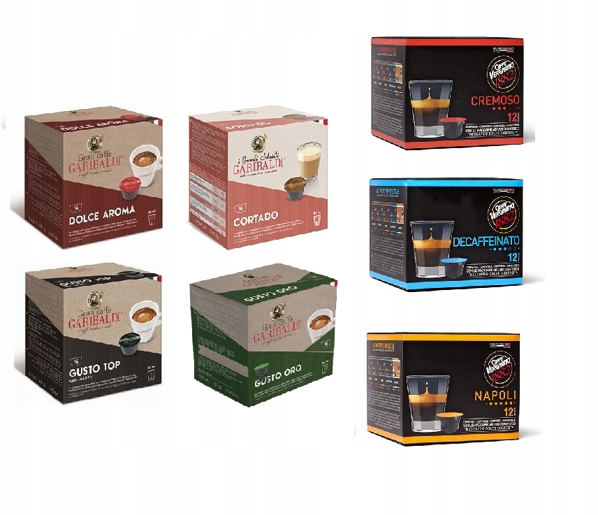 Kávové kapsule - Aromatické kávy pre kávovary Dolce Gusto 100 ks
