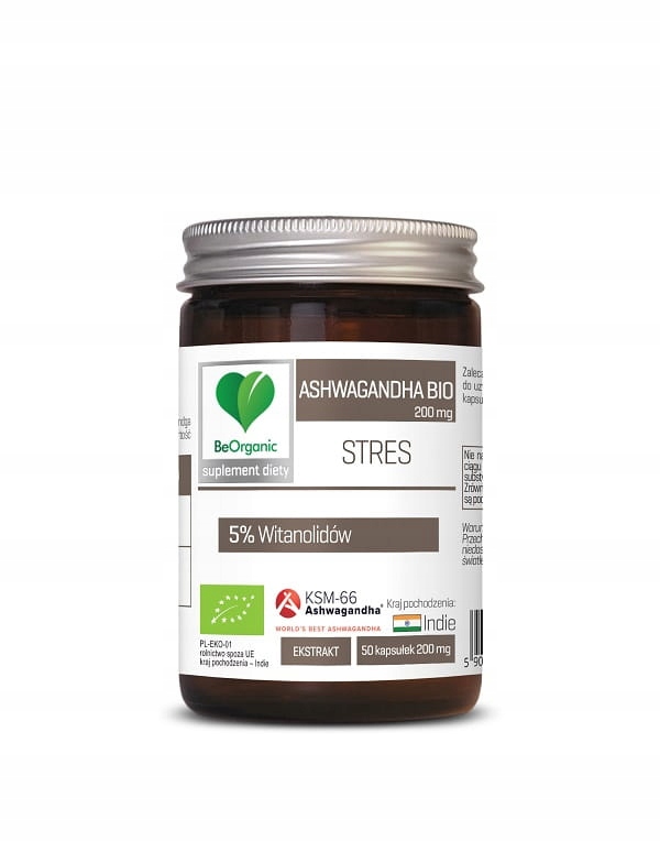 Ashwaganda Extrakt Bio 50 kapsúl 200 mg