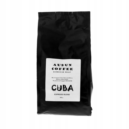 Zrnková káva - Audun káva - kubánska zmes espressa 500g