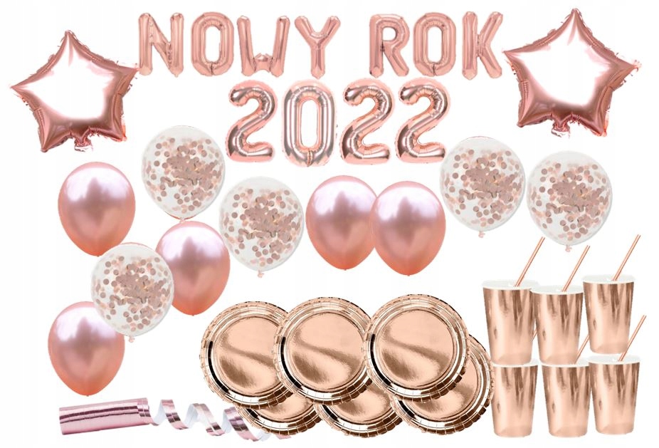 Balóniky nastaviť nový rok pre silvestrovské karnevalové