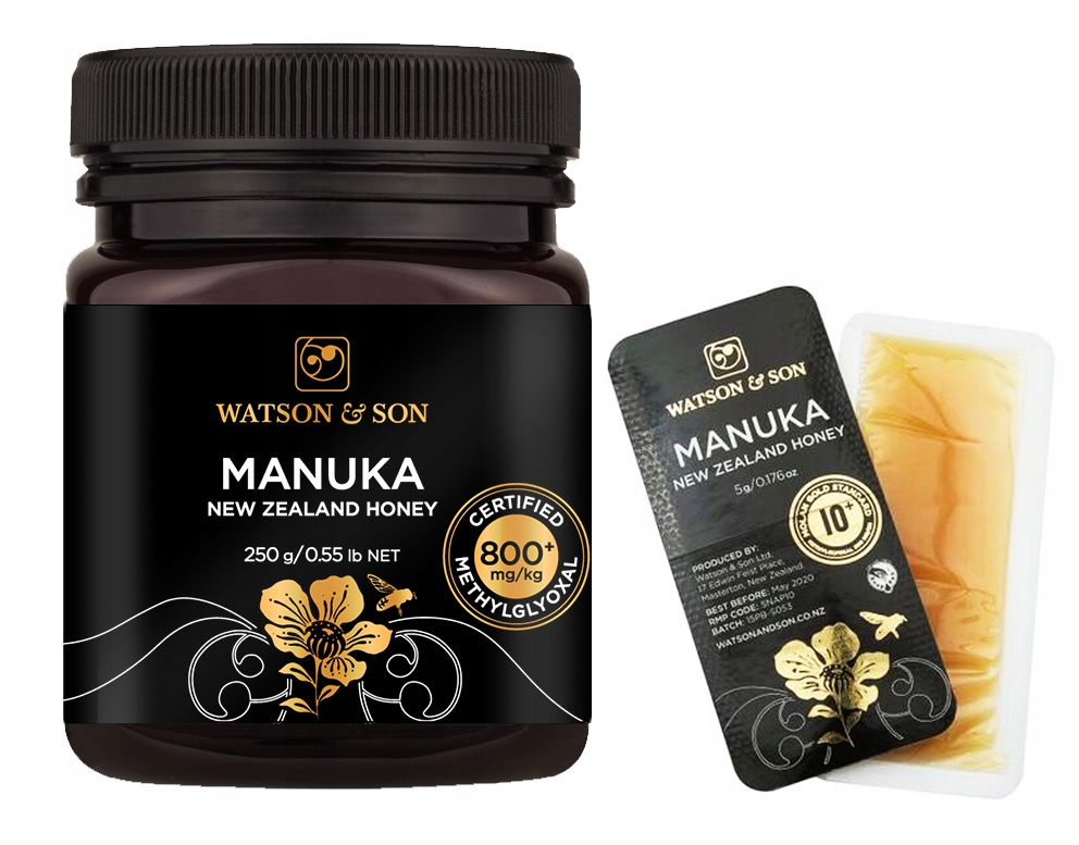 Veľmi silný med Manuka MgO 800+ 250G + ZADARMO