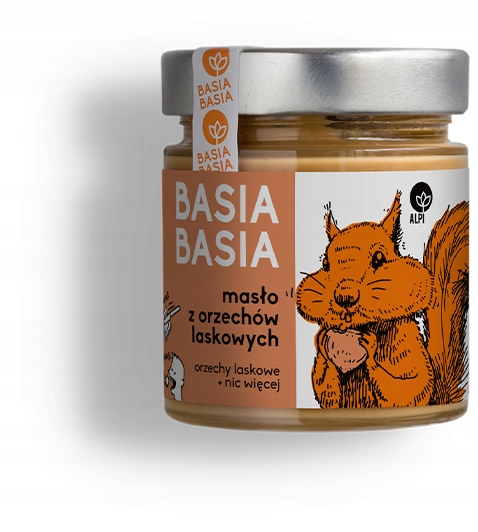 Basia Basia Arašidové maslo Hazel 210g Zdravé