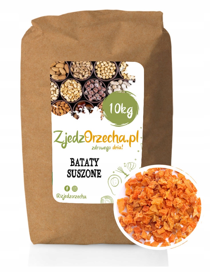 Sušené sladké zemiaky. Roztomilé zemiaky - 10kg