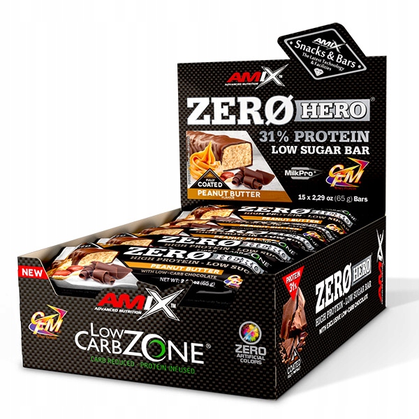 Proteín - BATON bez sacharidov KETÓZA AMIX ZERO HERO