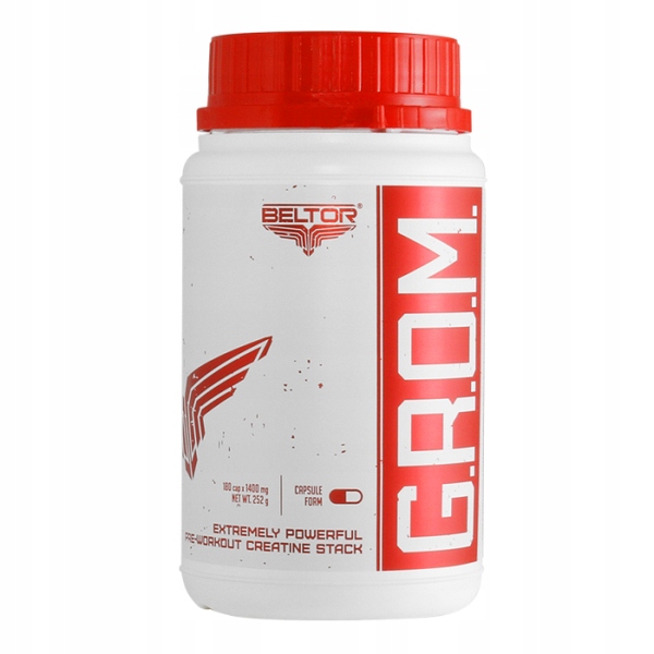 BELTOR G.R.O.M. 180CAPS PRE-WORKOUT VKLAD