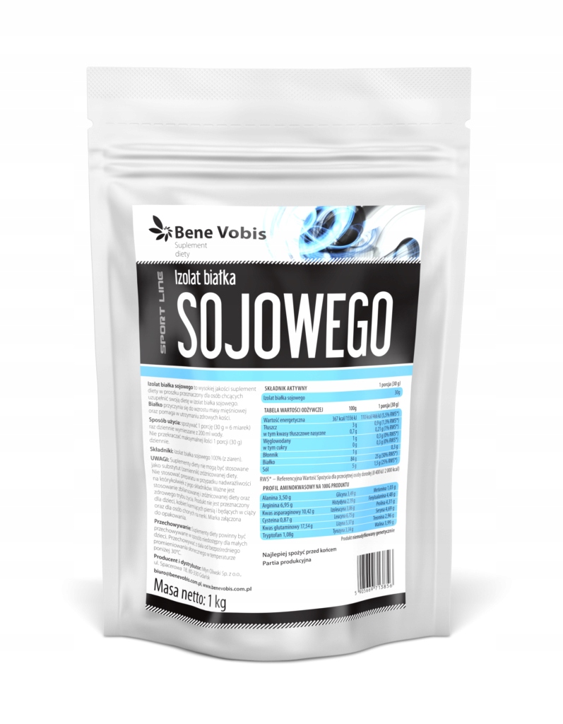 Proteín - Izolát sójového proteínu - 1 kg