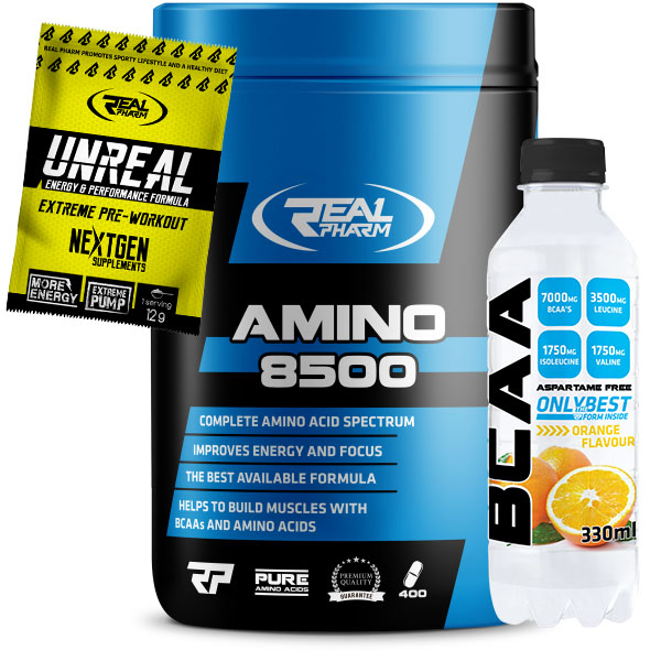 Proteín - WPC REAL Pharm 400TAB proteín. Amino 8500+ Zmluva