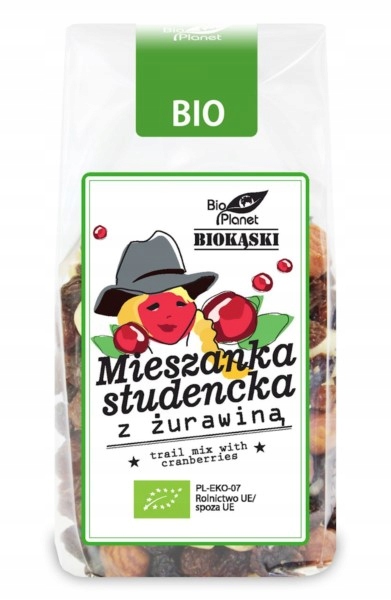 Bio Planet Student Mix s brusnicovým Bio 150g