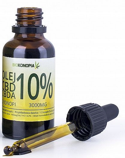 CBD - Bioconopy z konopného oleja 10% CBD + CBDA 3000 mg 30 ml