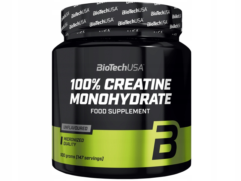 Kreatín - BIOTECH 100% KREATÍN MONOHYDRÁT 500 g - KREATÍN
