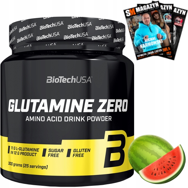 Aminokyseliny - BIOTECH GLUTAMÍN NULA 300 G GLUTAMÍN Aminokyseliny