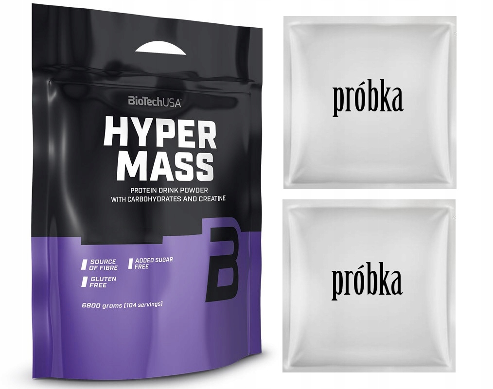Gainer - Biotech Hyper Mass 6800g Gainer Mutant XXL proteín