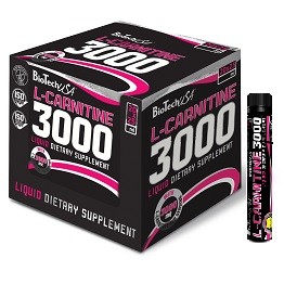 Spaľovač tuku - BIOTECH L-KARNITÍN L-KARNITÍN 3000MG 20x25 ml