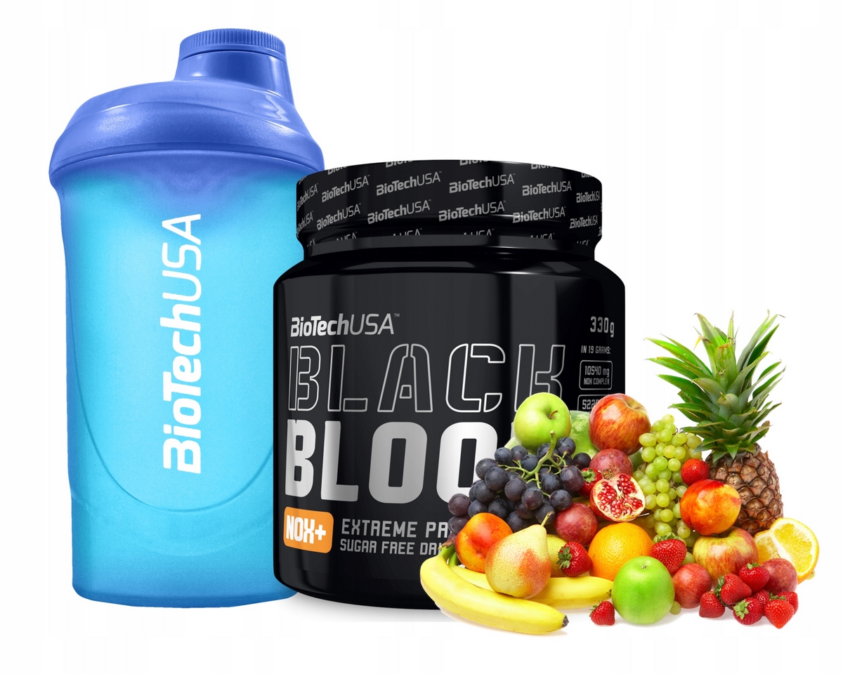 BIOTECH USA BLACK BLOOD 330G NOX + AAKG ČERPADLO SILY