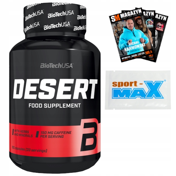 Spaľovač tuku - BIOTECH USA DESERT 100 uzáverov SUPER TUKOVÝ HORÁK
