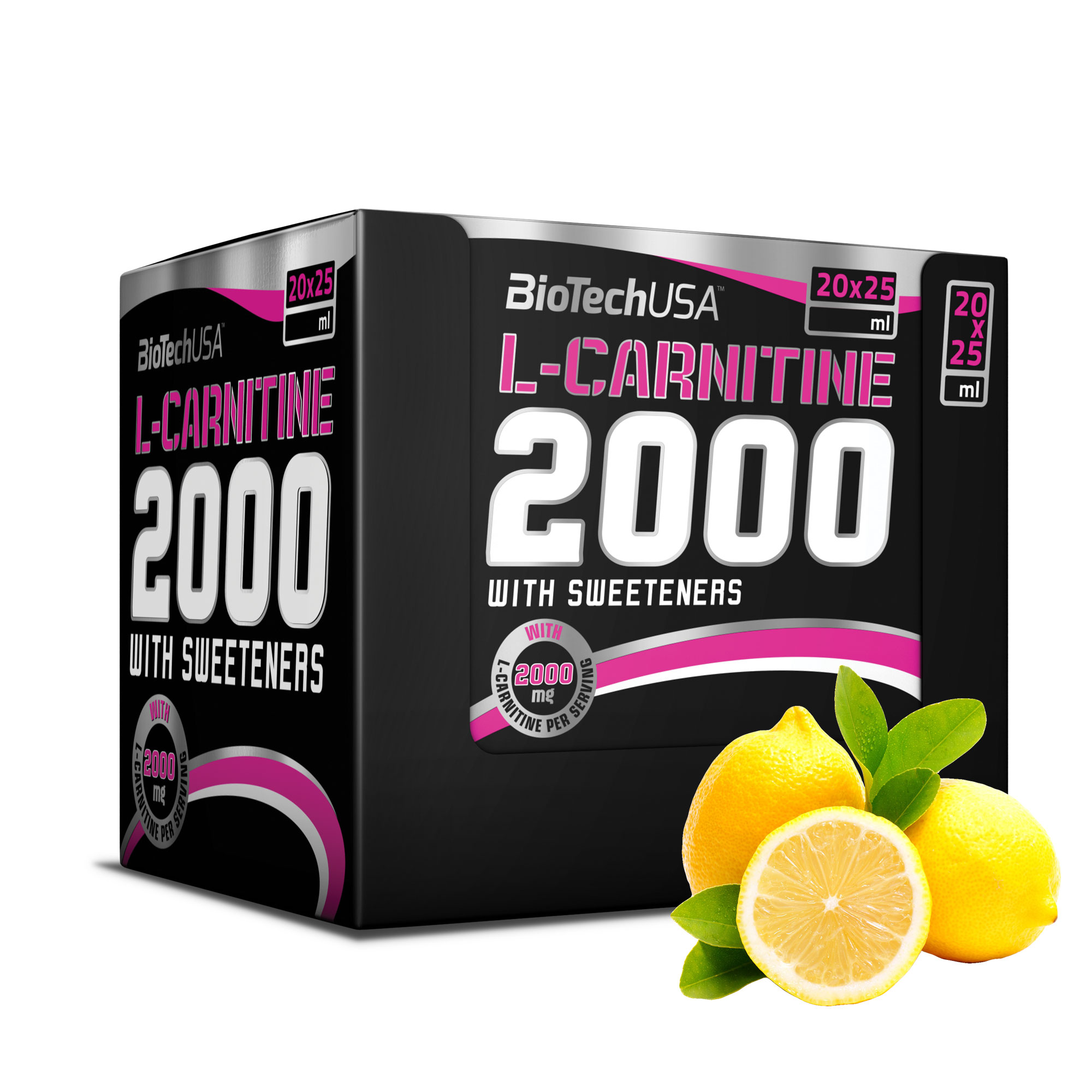 Spaľovač tuku - BIOTECH USA L-KARNITÍN 20x25ml ZNÍŽENIE KARNITÍNU