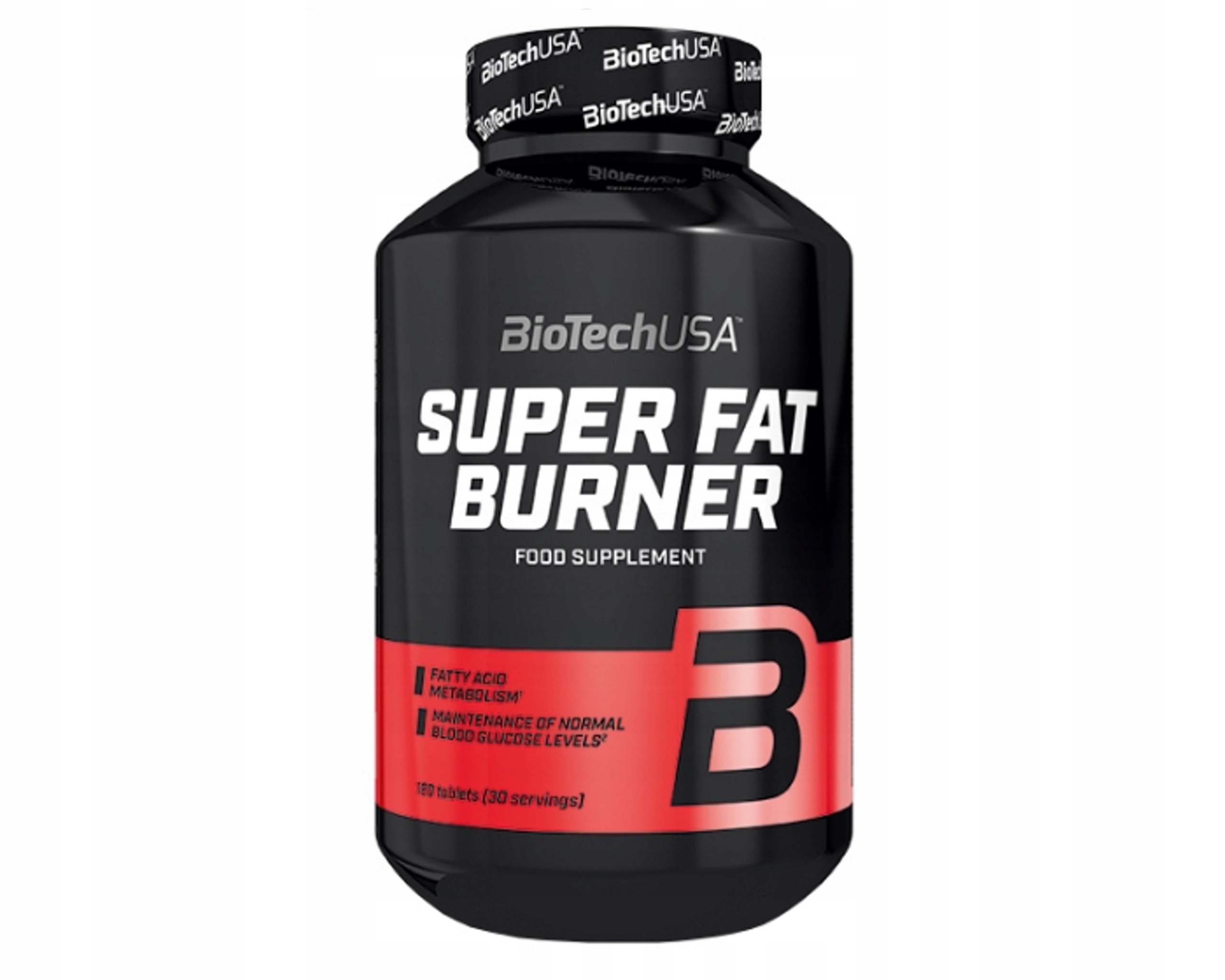 Spaľovač tuku - Biotech US Super Fat Burner 120 L-Carnitín, CLA