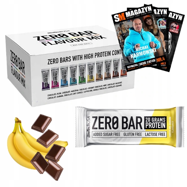 Proteín - Biotech Zero Bar 1000 g Proteínový proteín Baton