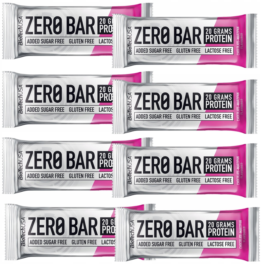 Proteín - Biotech Zero Bar 8x 50g Vysoký obsah bielkovín
