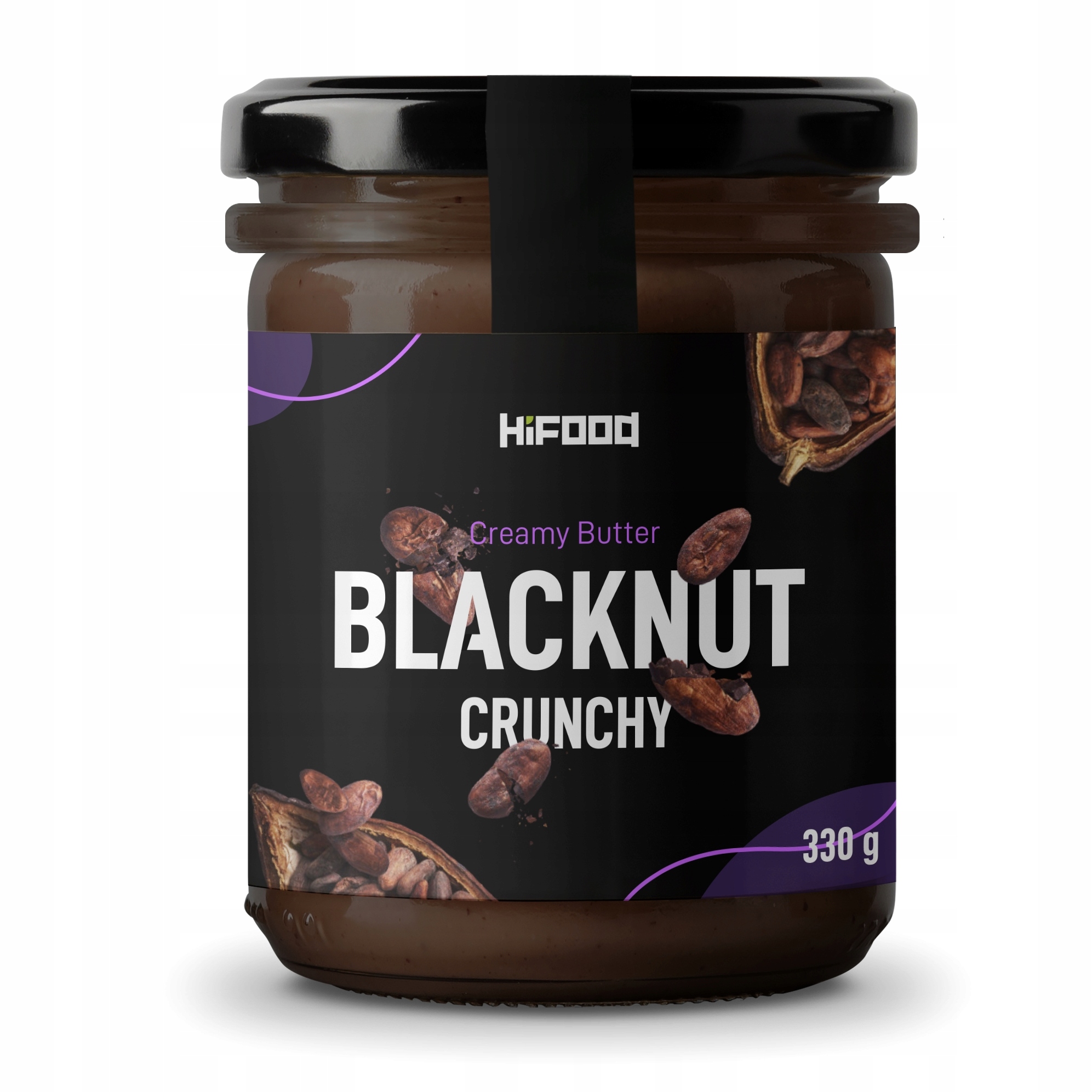 BLACKNUT CRUNCHY HiFOOD orechový krém bez cukru