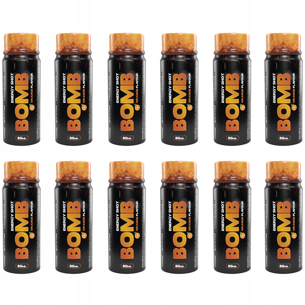 Bomb Energy Shot 12x 80ml Pre-cvičenie