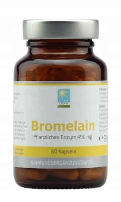 Bromelina 60 kapsúl životné svetlo tráviace enzýmy
