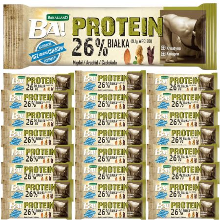 Proteín - Bah! Protein Baton Protein ALMONDS Nastavte 25x