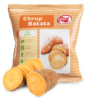 Batat chipsy 18g chrumkavé prírodné 24ks.