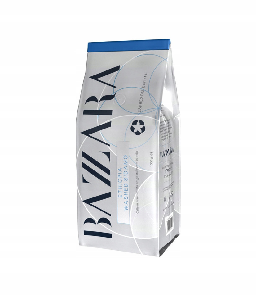 Zrnková káva - Bazzara Etiópia umyla SIDAMO Coffee Beans 1KG