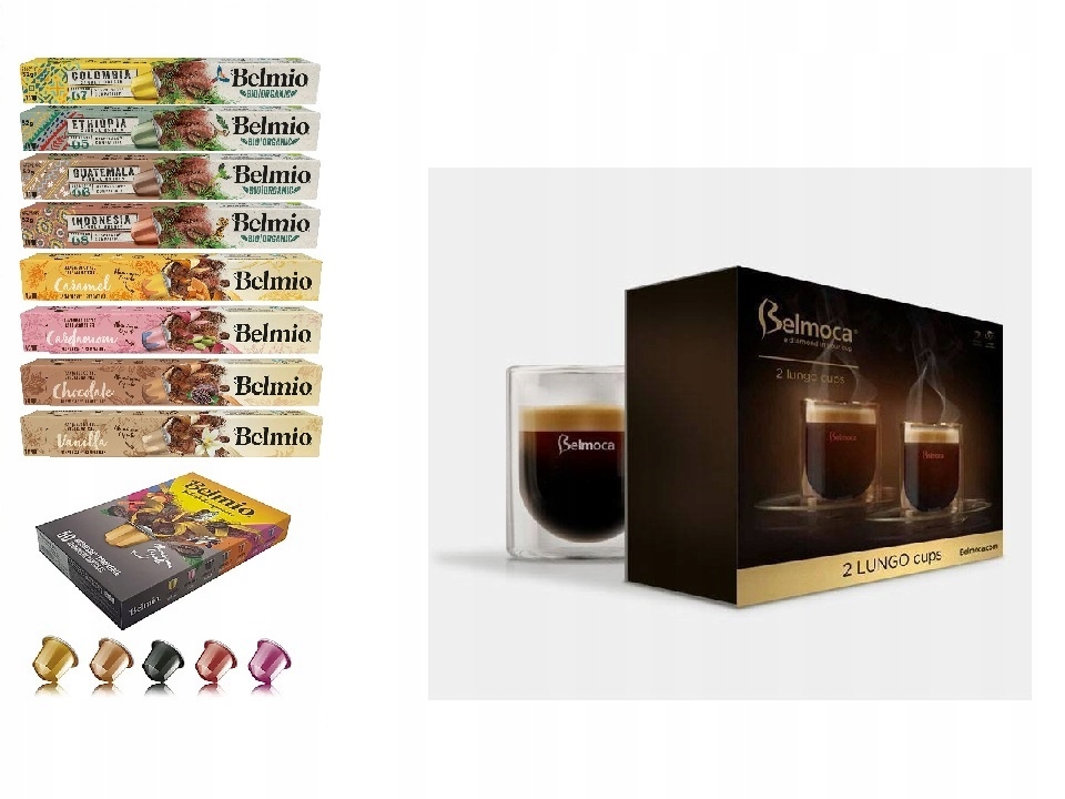 Kávové kapsule - Sada kapsúl Belmio Nespresso 130 ks + ZADARMO