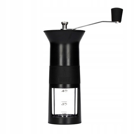 Bialetti Manuálna brúska - čierna