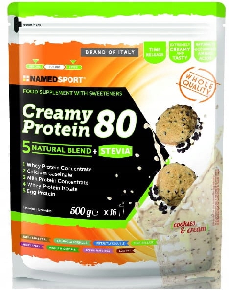 Proteín - Proteín CREAMY PROTEIN 500g NAMEDSPORT cookie