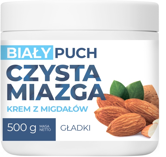 Biele Fluff Master Cream Paste s ALMOND 500G Hladká