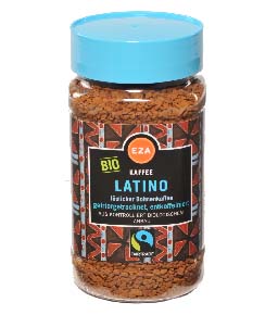Káva bez kofeínu - Bio Latino rozpustná káva 100g