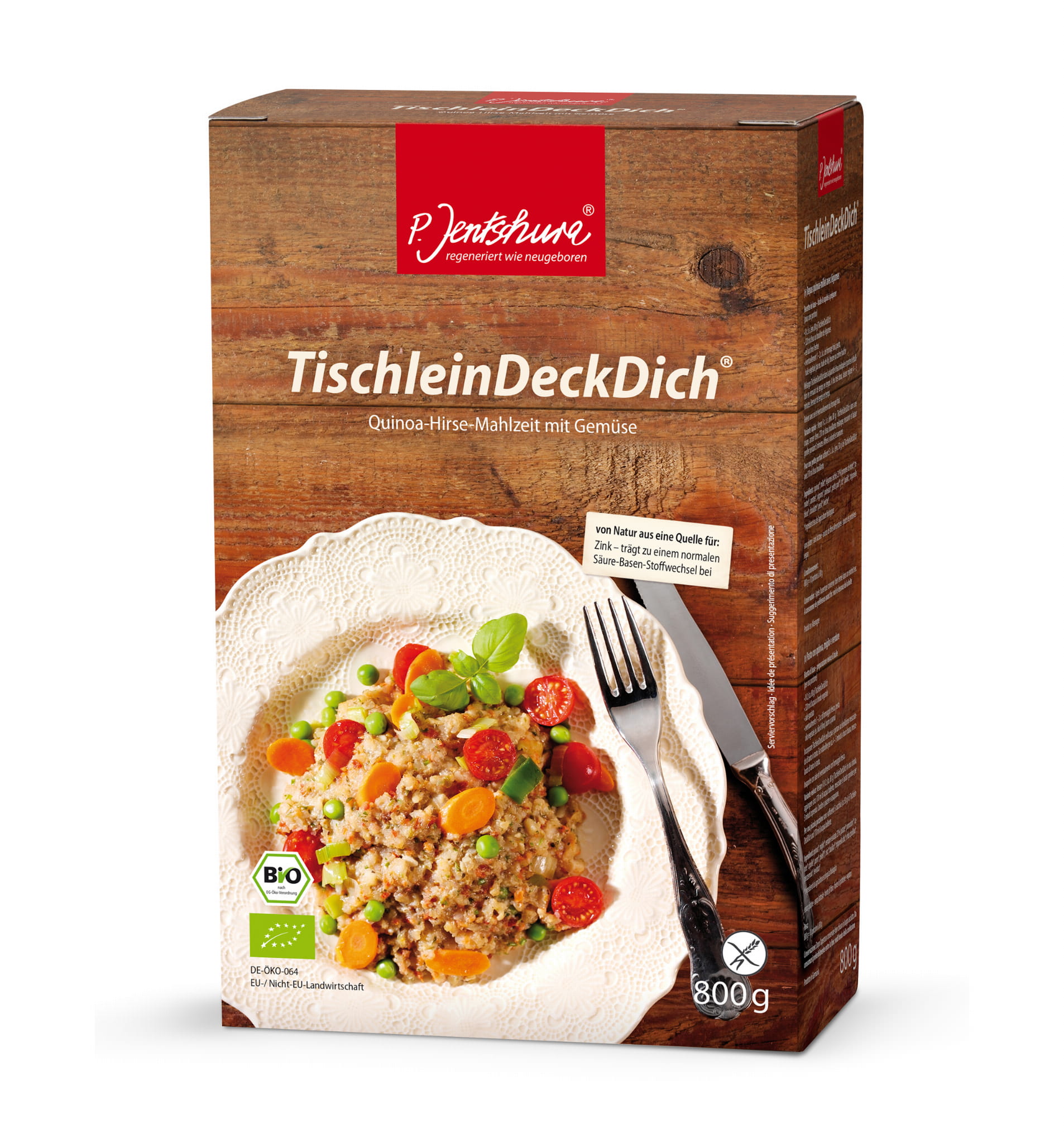 Bio quinoa so zeleninou 800g Jentschura