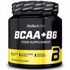 Aminokyseliny - Biotech BCAA + B6 340 Tab Aminokyseliny Regenerácia