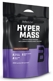 Gainer - Biotech USA Hyper Mass 6800g 6.8kg Čokoláda P-ń