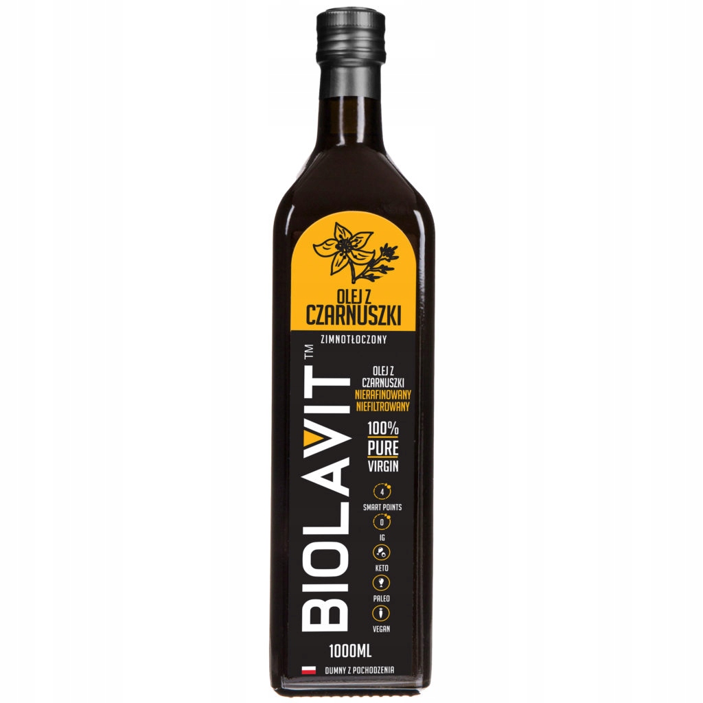 BioLavit Čierny olej 1000ml nerafinovaný