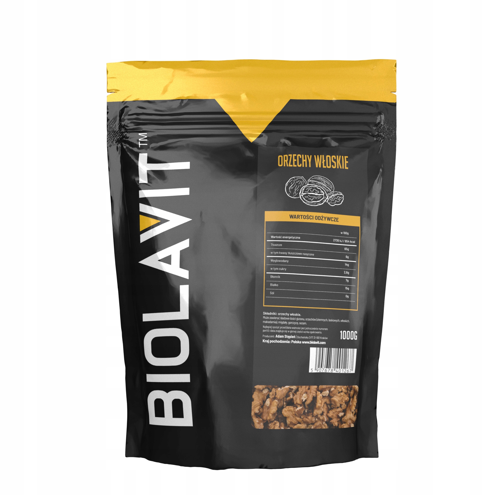 Orechy - BioLavitské orechy Hallované polovice 1 kg