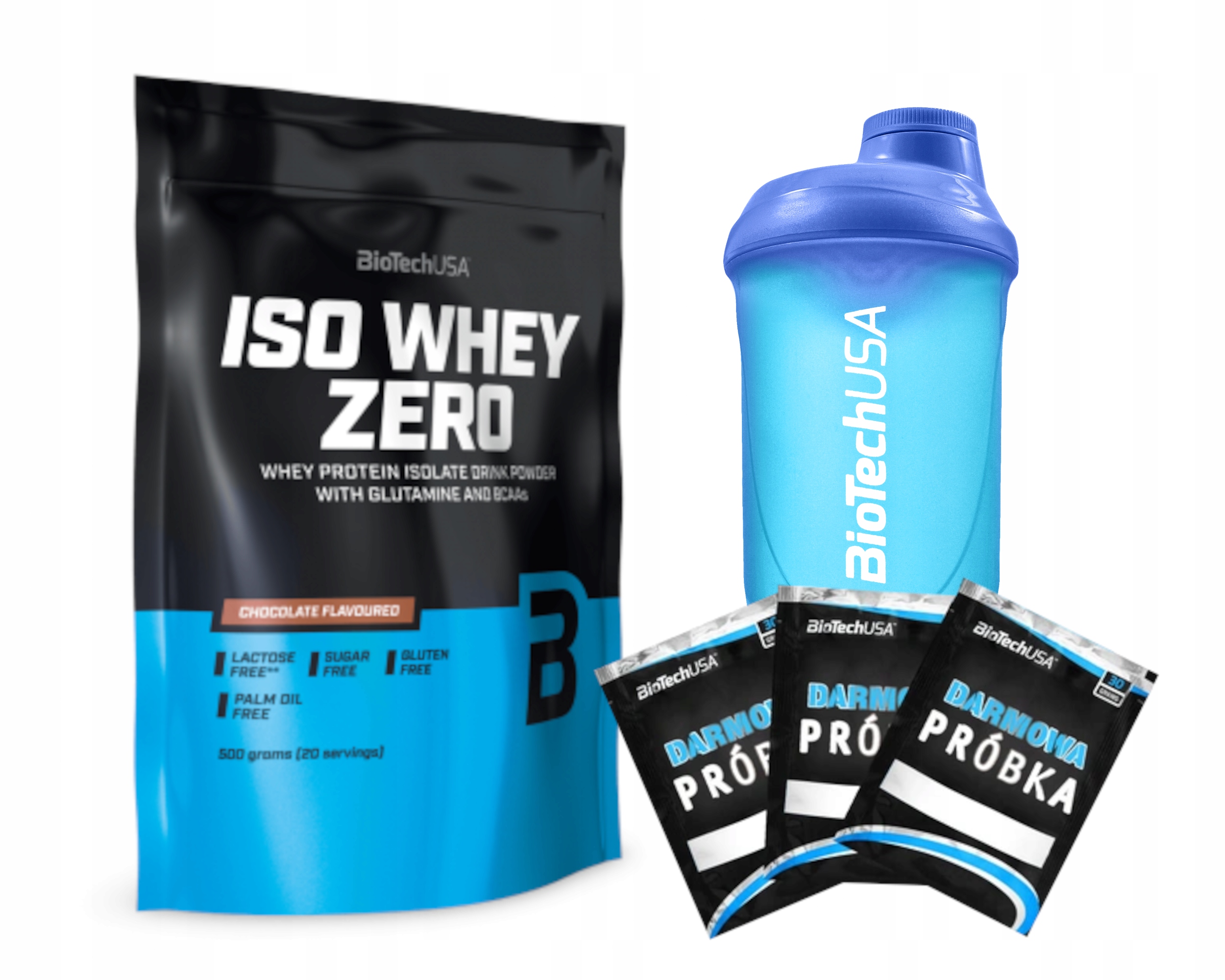 Proteín - Biotech ISO WHEY ZERO 500g + BEZPEČNÝ IZOLÁT PROTEÍNOV!