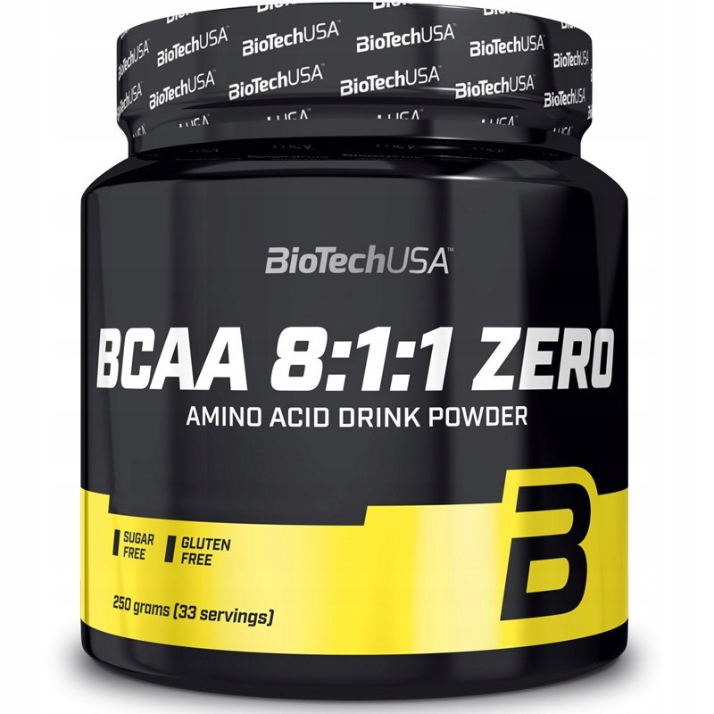 Aminokyseliny - Biotech USA BCAA 8: 1: 1 250g Cola aminokyseliny
