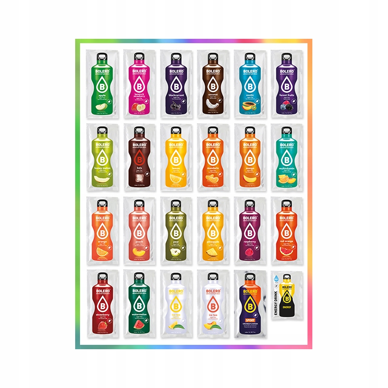 Bolero Drink Skrinka SET 24 Príchute - 9 g