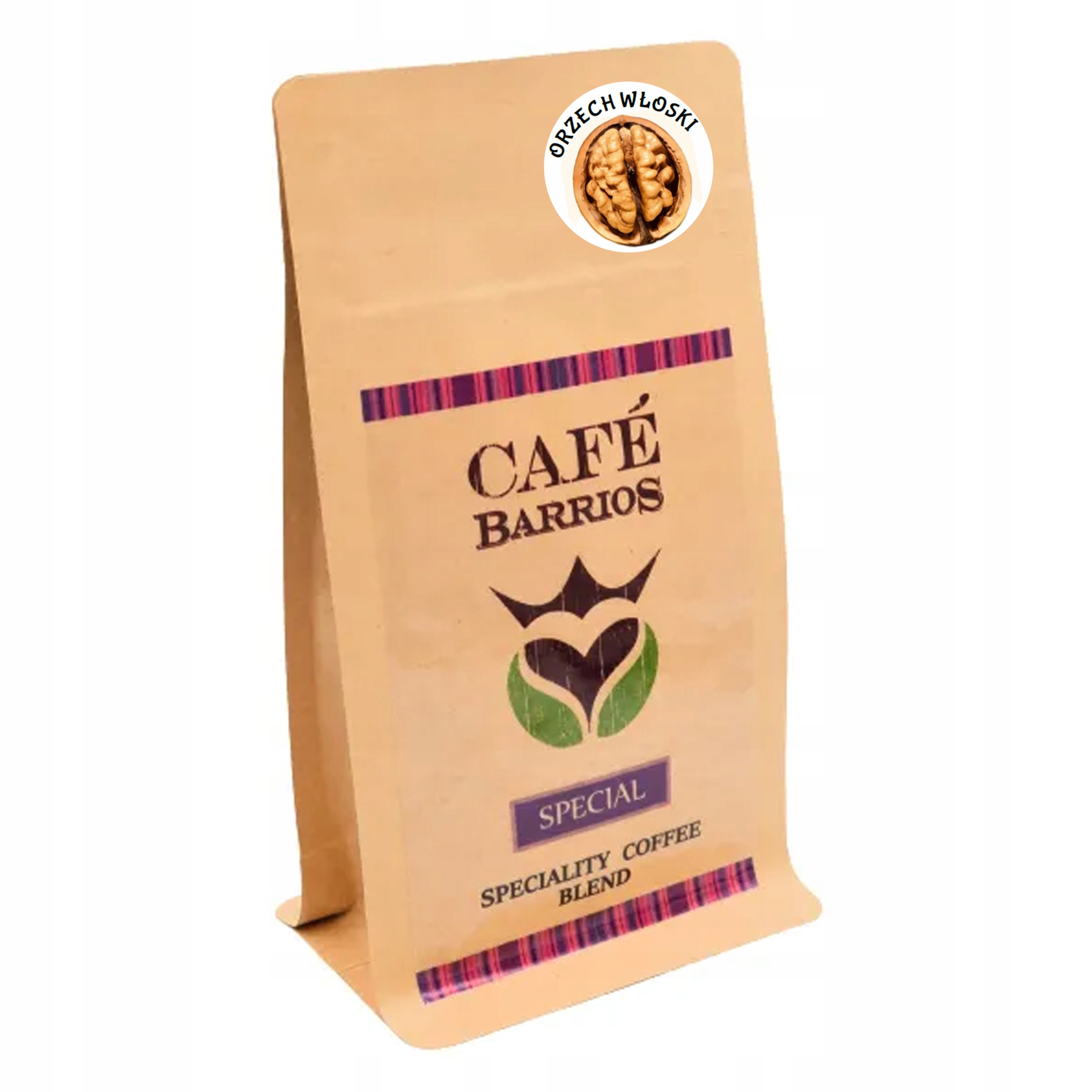 Káva mletá - Cafe Barrios Špeciálne, Chuť Walnut 250g