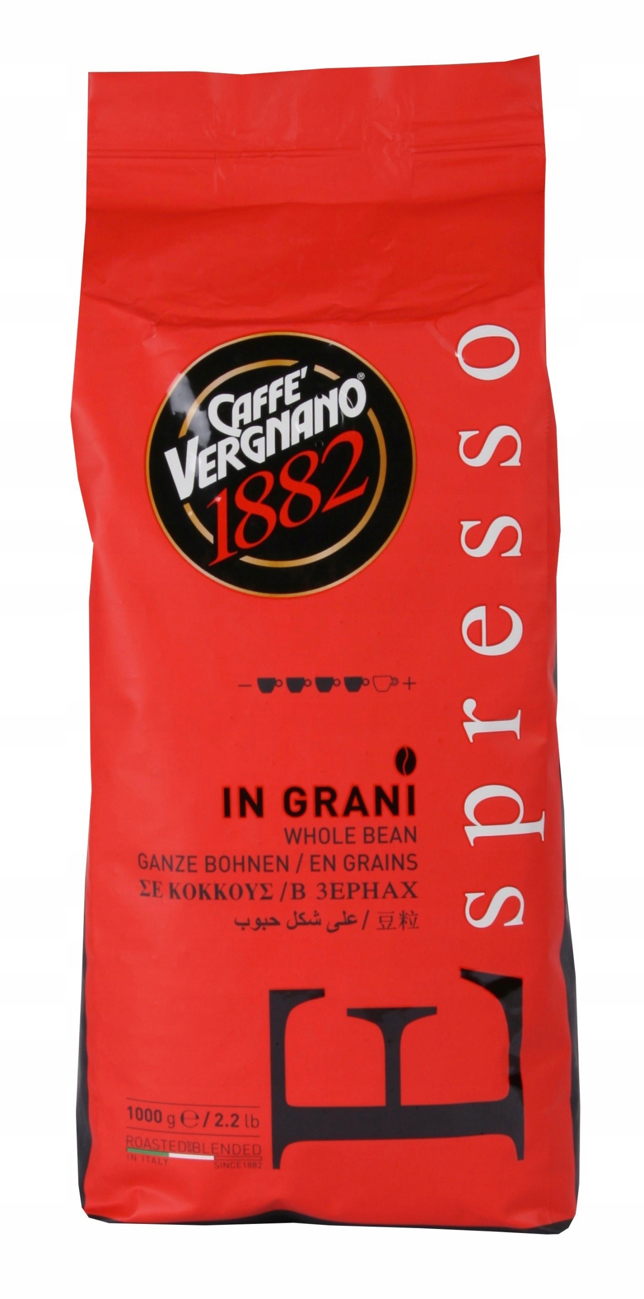 Zrnková káva - Caffe Vernano 1882 espresso 1 kg kávy granulované