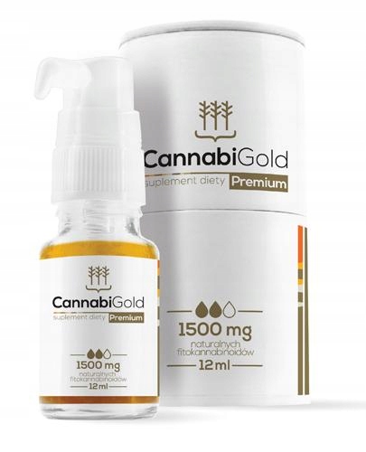 CBD - CANNABI GOLD PREMIUM 1500mg CBD konopný olej!